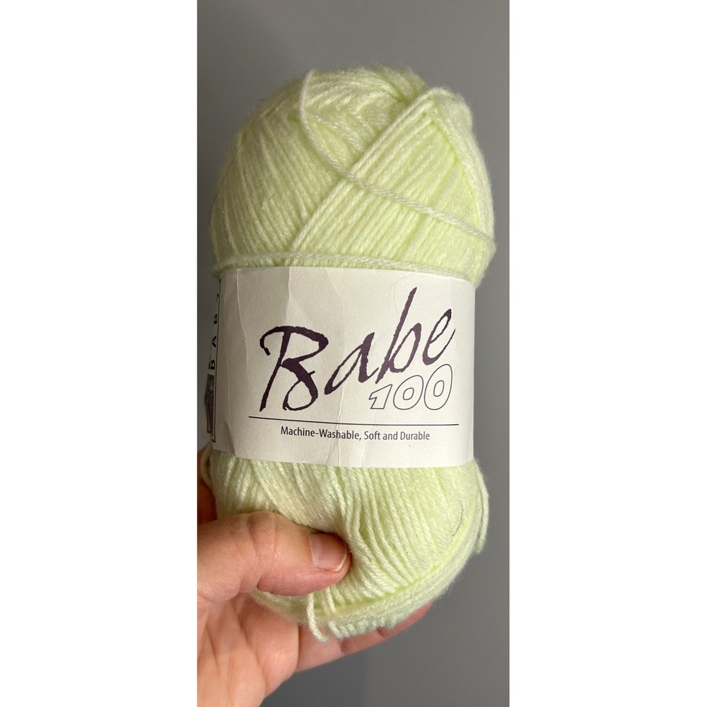 Euro Yarns Babe 100 Lime Pop 105 Light 3 Polyamide Acrylic Blend Yarn 356yd 100g